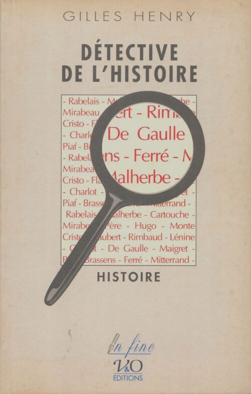 Livrenpoche : Détective de l'histoire - Gilles Henry - Livre