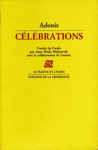 Livrenpoche : Célébrations - Adonis - Livre