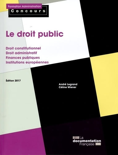 Livrenpoche : Le droit public - La Documentation Française - Livre