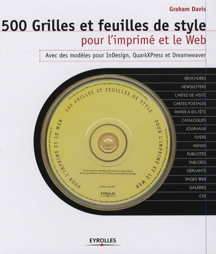 Livrenpoche : 500 GRILLES ET FEUILLES DE STYLES POUR L'IMPRIME ET LE WEB - GRAHAM DAVIS - Livre