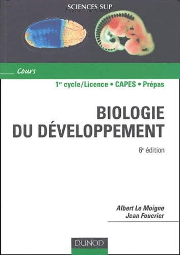 Livrenpoche : Biologie du développement - Albert Le Moigne - Livre