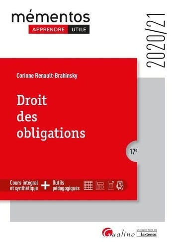 Livrenpoche : Droit des obligations - Corinne Renault-Brahinsky - Livre
