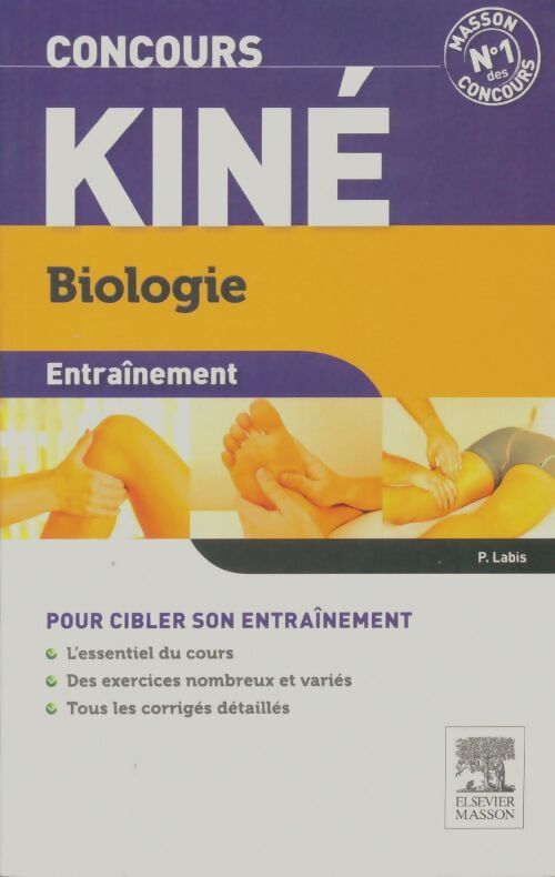 Livrenpoche : Concours kiné : Biologie - Patrick Labis - Livre