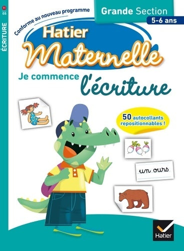 Livrenpoche : Je commence l'écriture : Grande Section 5-6 ans - Florence Doutremepuich - Livre
