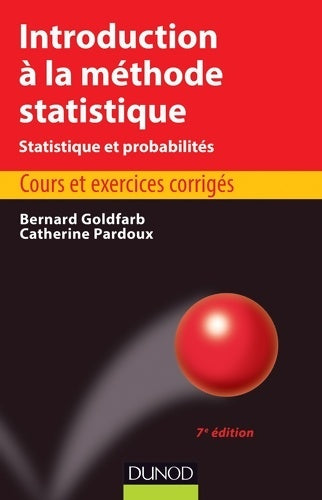Livrenpoche : Introduction à la méthode statistique - 7e édition - Bernard Goldfarb - Livre