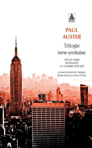 Livrenpoche : Trilogie New-Yorkaise - Paul Auster - Livre