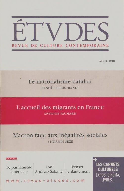 Livrenpoche : Études n°4248 - Collectif - Livre