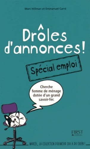 Livrenpoche : Drôles d'annonces - spécial emploi - Emmanuel Carré - Livre