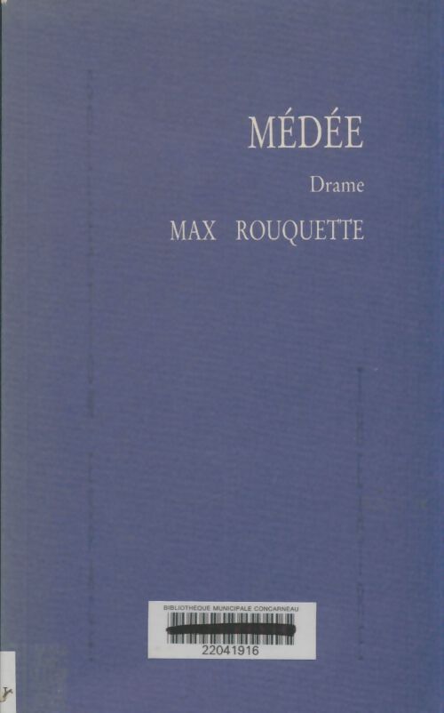 Livrenpoche : Médée - Max Rouquette - Livre