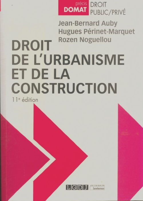 Livrenpoche : Droit de l'urbanisme et de la construction - Jean-Bernard Auby - Livre