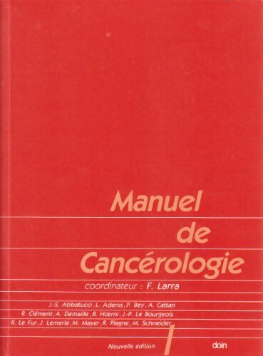 Livrenpoche : Manuel de cancérologie - Collectif - Livre