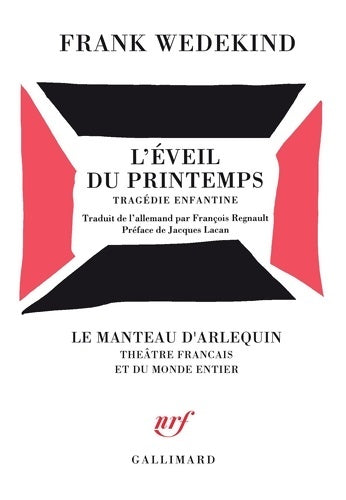Livrenpoche : L'Éveil du printemps : Tragédie enfantine écrite de l'automne 1890 à Pâques 1891 - Frank Wedekind - Livre