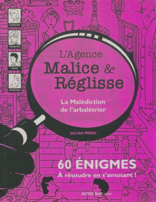 Livrenpoche : La malédiction de l'arbalétrier : 60 énigmes à résoudre en s'amusant - Julian Press - Livre