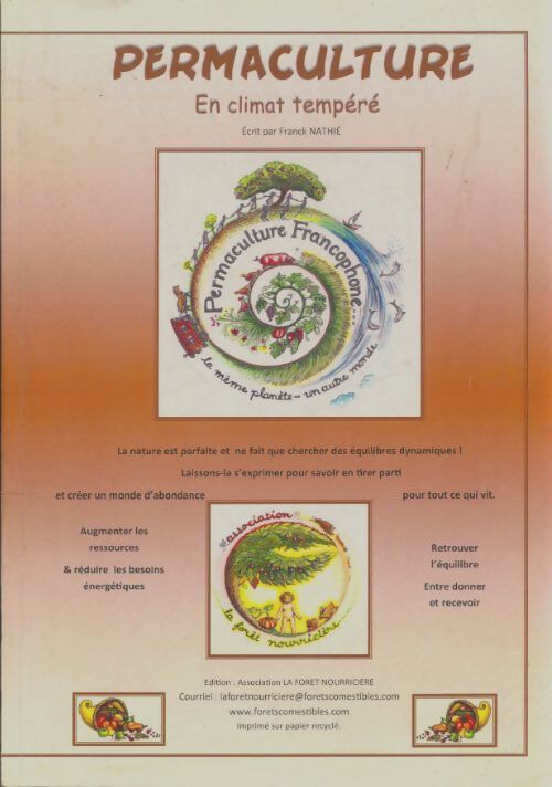 Livrenpoche : Permaculture en climat tempéré - Franck Nathié - Livre