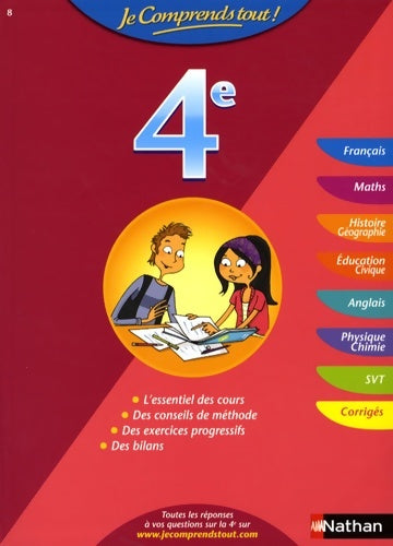 Livrenpoche : Je comprends tout ! 4e - Gilles Lassus - Livre
