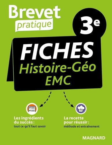 Livrenpoche : Brevet Pratique Fiches Histoire-Géographie-EMC 3e Brevet 2025 - Nadine Daboval - Livre
