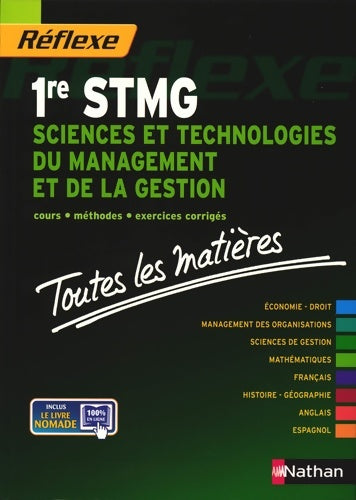 Livrenpoche : Toutes les matières - 1re STMG - Amaury D' Ayrenx - Livre