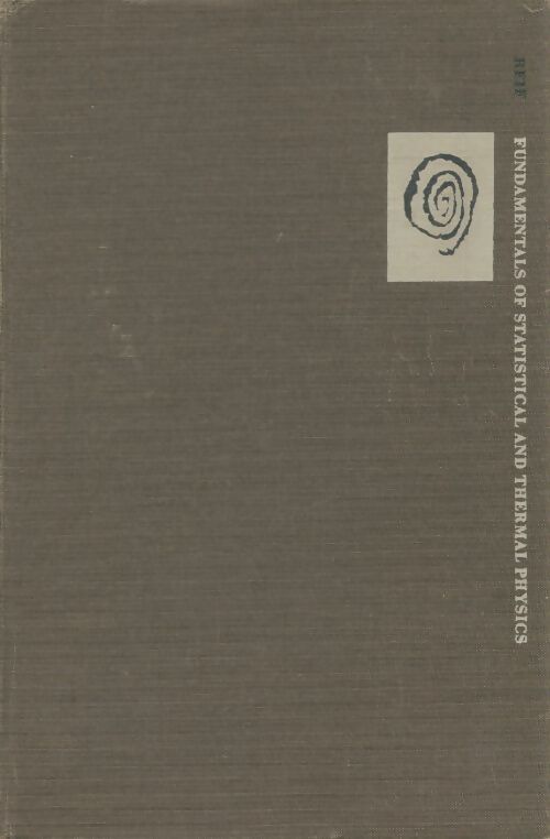 Livrenpoche : Fundamentals of statistical and thermal physics - F Reif - Livre
