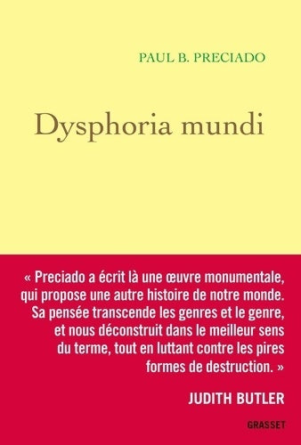 Livrenpoche : Dysphoria Mundi - Paul B. Preciado - Livre