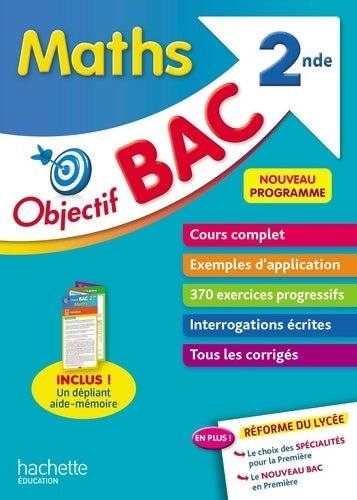 Livrenpoche : Objectif Bac Maths Seconde - Philippe Rousseau - Livre