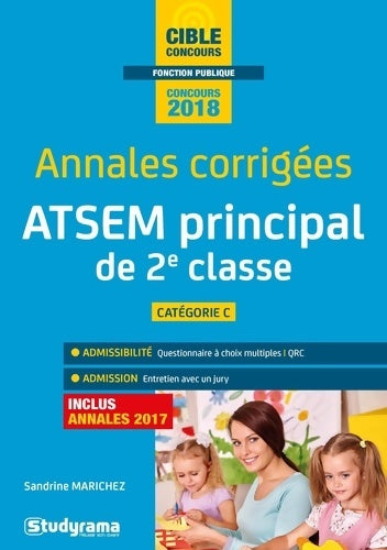 Livrenpoche : Annales corrigées ATSEM principal de 2e classe - Sandrine Marichez - Livre