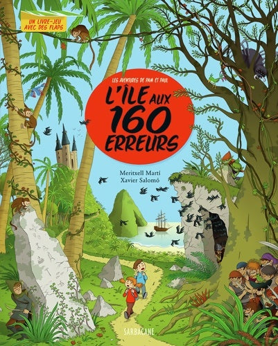 Livrenpoche : Les aventures de Pam et Paul : L'île aux 160 erreurs - Meritxell Marti - Livre