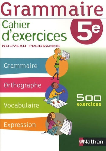 Livrenpoche : Grammaire 5e : Cahier d'exercice - Cécile De Cazanove - Livre