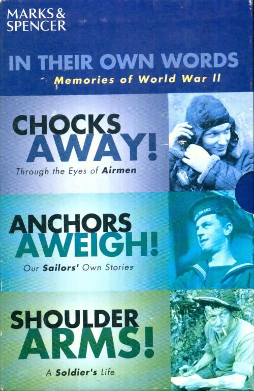Livrenpoche : In their own words coffret : Shoulder arms ! / Anchors aweigh ! / Chocks away ! - Collectif - Livre