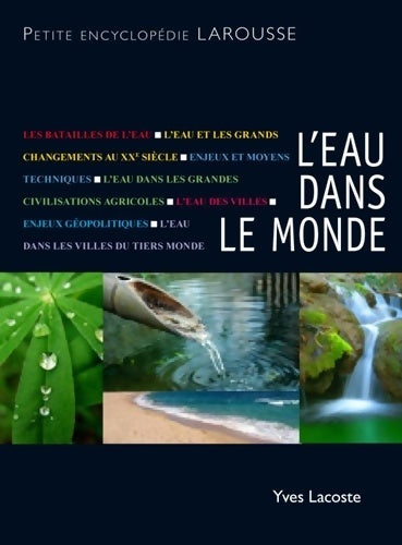 Livrenpoche : L'eau dans le monde - Yves Lacoste - Livre