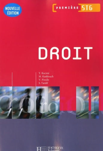 Livrenpoche : Droit 1e STG - Yamina Kacimi - Livre