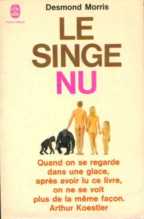 Le singe nu - Desmond Morris - Livre
