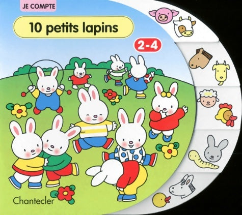 Livrenpoche : JE COMPTE : 10 PETITS LAPINS - Collectif - Livre
