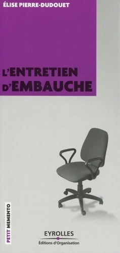 Livrenpoche : L'entretien d'embauche - Elise Pierre-Dudouet - Livre