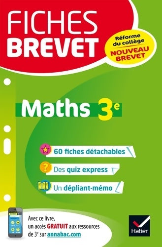 Livrenpoche : Maths 3e - Bernard Demeillers - Livre