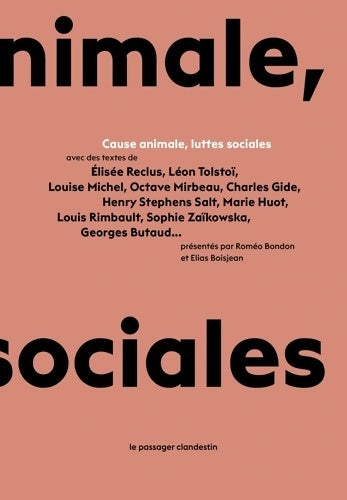 Livrenpoche : Cause animale luttes sociales - Charles Gide - Livre