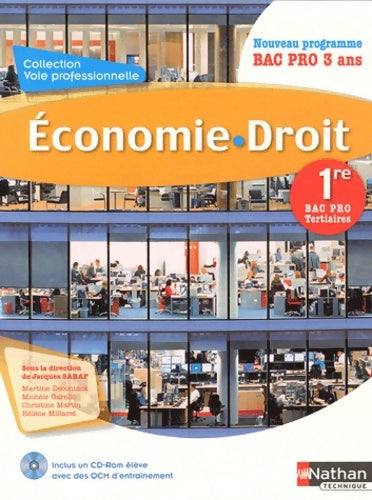 Livrenpoche : économie - Droit 1re Bac Pro Tertiaires - Martine Deconinck - Livre