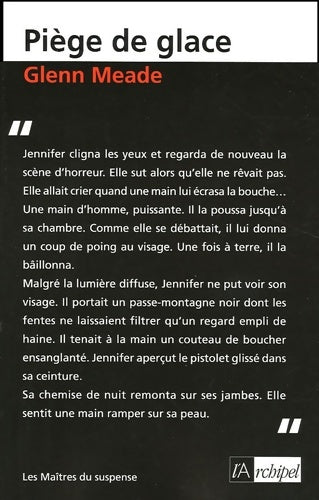 Livrenpoche : Piège de glace - Glenn Meade - Livre