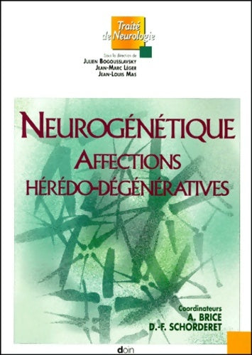 Livrenpoche : Neurogénétique : Affections hérédo-dégénératives - Collectif - Livre