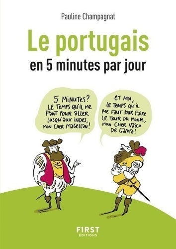 Livrenpoche : Petit Livre de - Le portugais en 5 minutes par jour - Pauline Champagnat - Livre