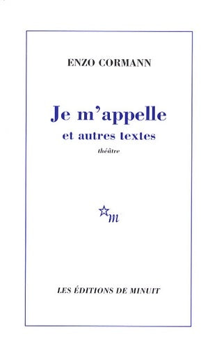 Livrenpoche : Je m'appelle / Donnant donnant - Enzo Cormann - Livre