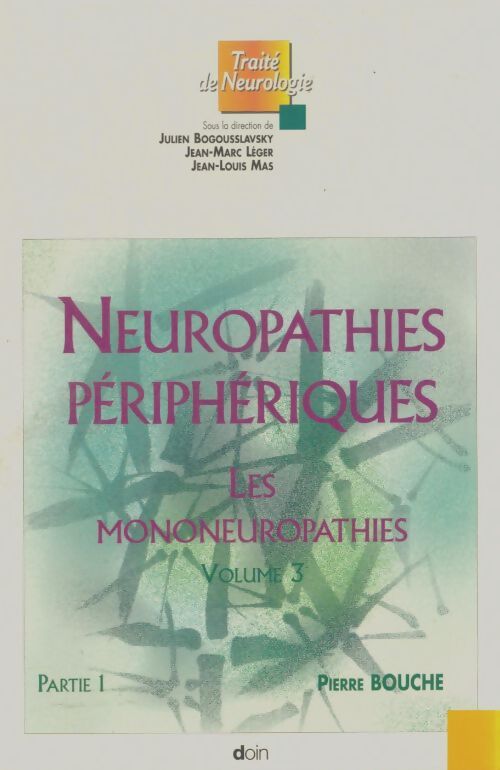 Livrenpoche : Neuropathies périphériques volume 3 partie1 - Collectif - Livre