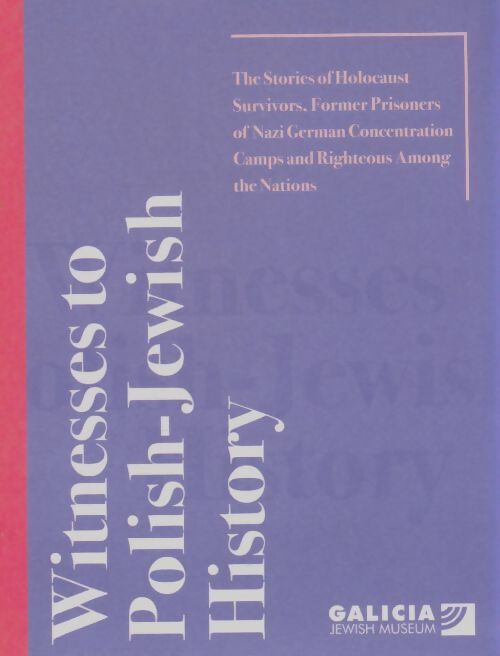 Livrenpoche : Witnesses to polish-jewish history - Collectif - Livre