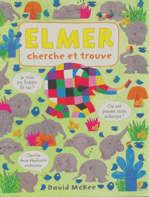Livrenpoche : Elmer cherche et trouve - David McKee - Livre