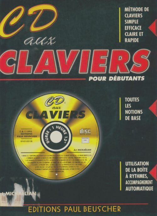 Livrenpoche : CD aux claviers : Pour débutants... - A. Mickaelian - Livre