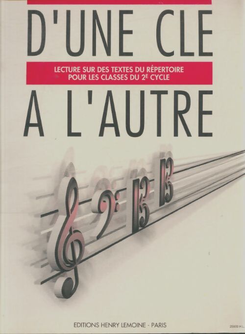 Livrenpoche : D'une clé à l'autre - Elisabeth Lamarque - Livre