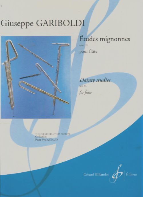 Livrenpoche : Études mignonnes opus 131 pour flûte - Guiseppe Gariboldi - Livre