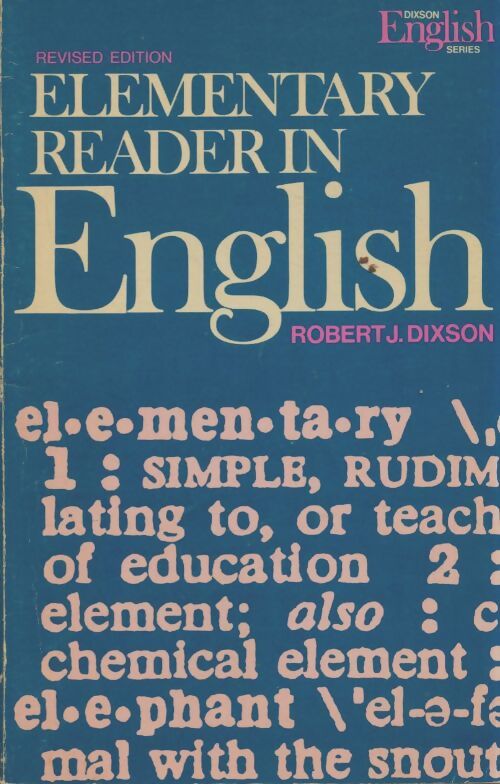 Livrenpoche : Elementary reader in english - Robert-J Dixson - Livre