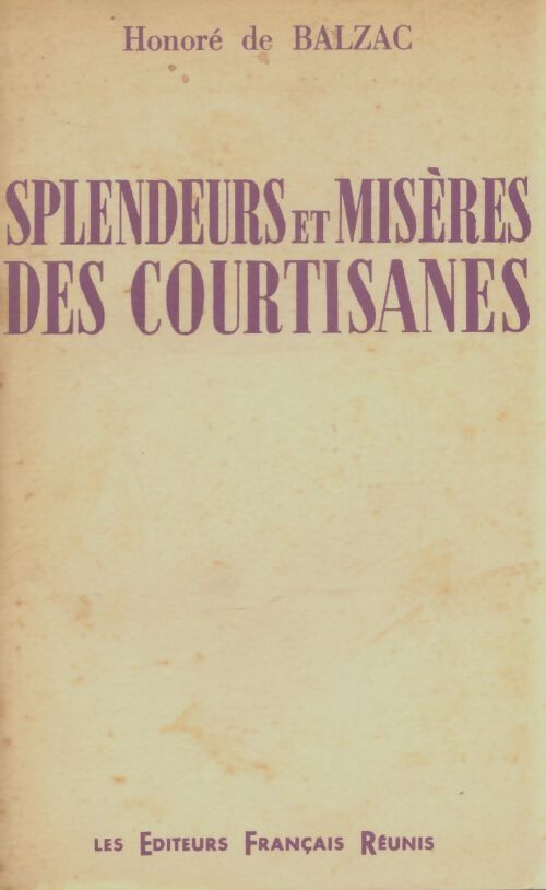 Livrenpoche : Splendeurs et misères des courtisanes - Honoré De Balzac - Livre