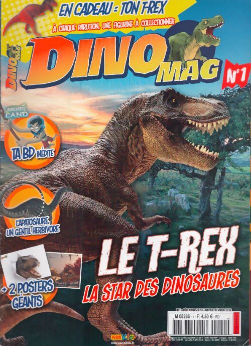 Livrenpoche : Dino Mag n°1 : Le T-Rex - Collectif - Livre
