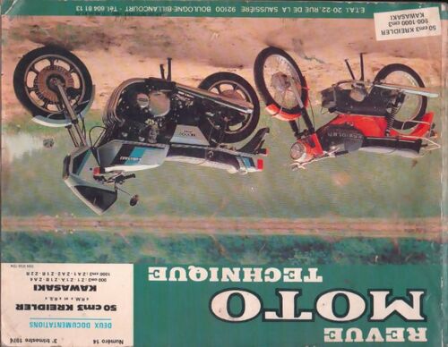 Livrenpoche : Revue moto technique n°14 : 50 cm" Kreidler / Kawazaki Z1 / ZA - Collectif - Livre